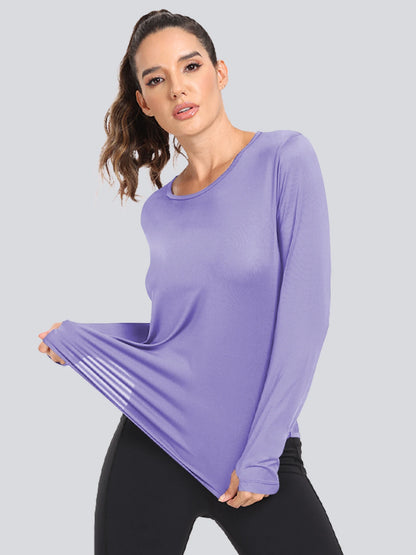 Women Sun Protection T-Shirts – Loose Fit Tees With UV Protection Tops For Running & Yoga - ZOOMNSTORE
