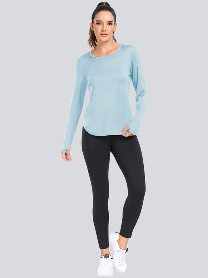 Women Sun Protection T-Shirts – Loose Fit Tees With UV Protection Tops For Running & Yoga - ZOOMNSTORE