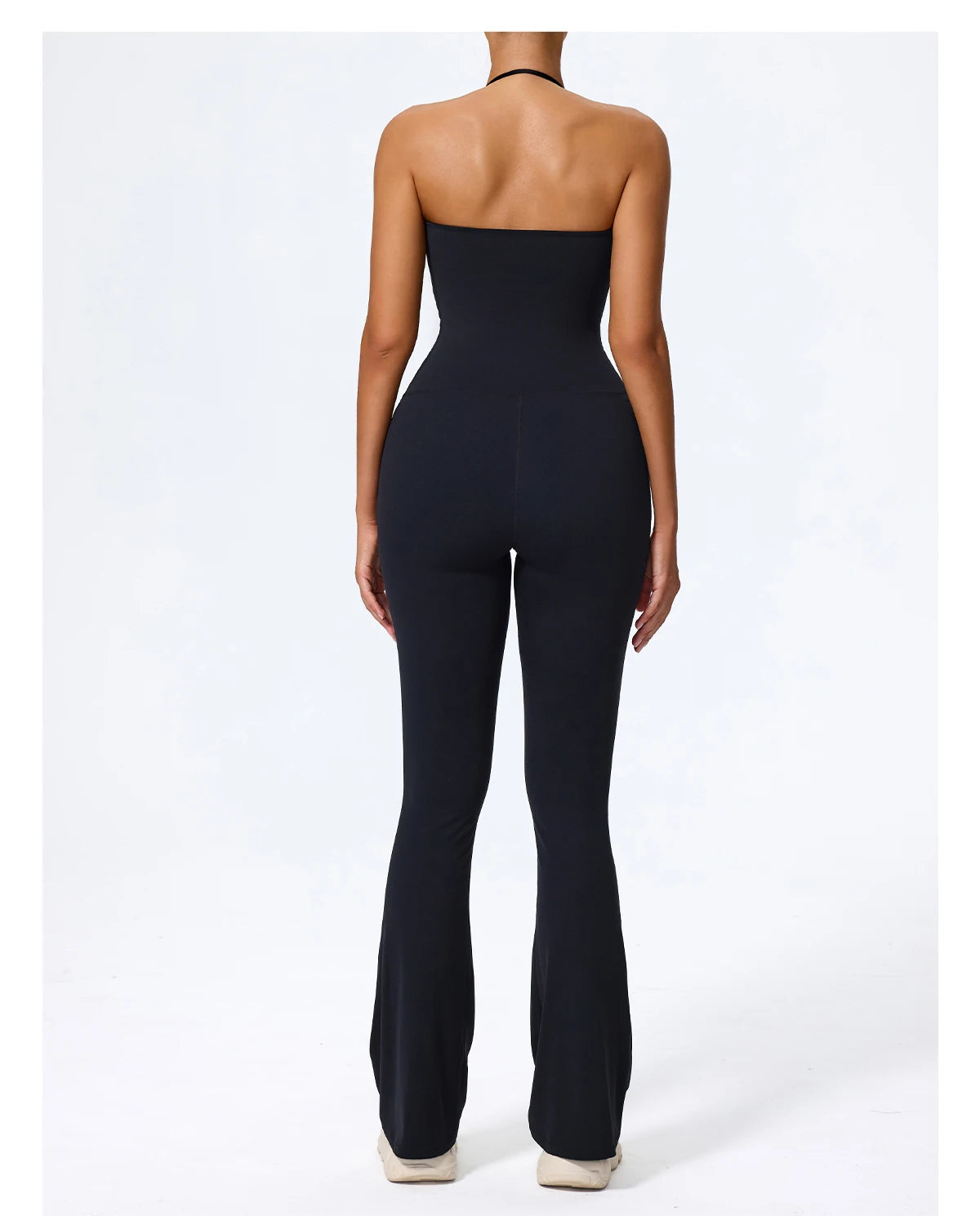 Women Yoga Jumpsuit - Sleeveless Quick Dry Workout Wear with Backless Sportswear Design - ZOOMNSTORE