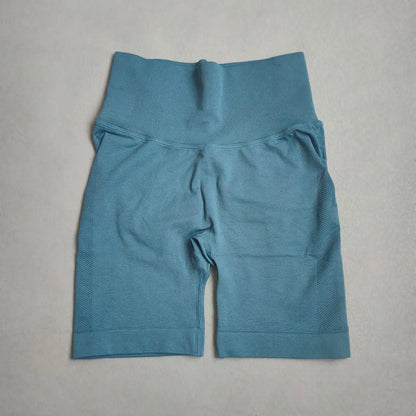 Women Yoga Shorts - High Waist Seamless Gym Push Up Fitness Cycling Workout - ZOOMNSTORE