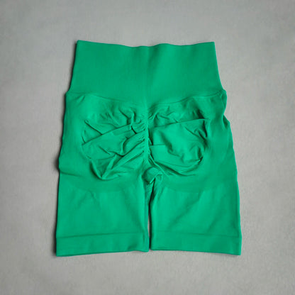 Women Yoga Shorts - High Waist Seamless Gym Push Up Fitness Cycling Workout - ZOOMNSTORE