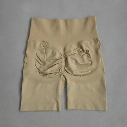 Women Yoga Shorts - High Waist Seamless Gym Push Up Fitness Cycling Workout - ZOOMNSTORE