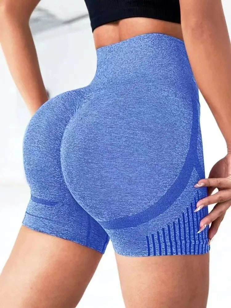 Women Yoga Shorts | High Waist Workout Shorts - Lift Butt, Breathable & Stretchy Nylon - ZOOMNSTORE