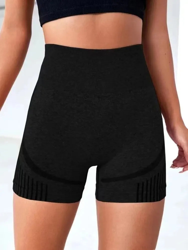 Women Yoga Shorts | High Waist Workout Shorts - Lift Butt, Breathable & Stretchy Nylon - ZOOMNSTORE