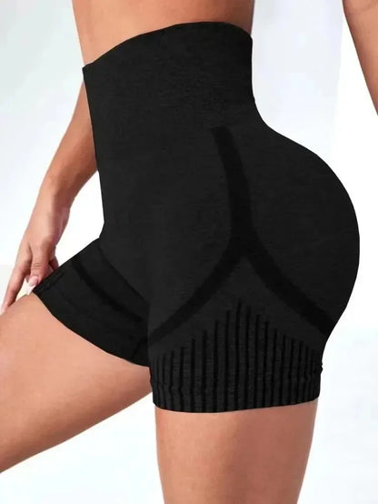 Women Yoga Shorts | High Waist Workout Shorts - Lift Butt, Breathable & Stretchy Nylon - ZOOMNSTORE
