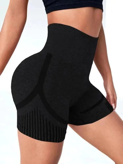 Women Yoga Shorts | High Waist Workout Shorts - Lift Butt, Breathable & Stretchy Nylon - ZOOMNSTORE