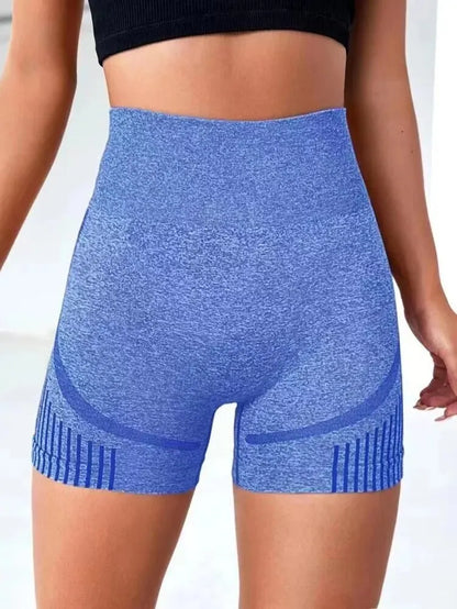 Women Yoga Shorts | High Waist Workout Shorts - Lift Butt, Breathable & Stretchy Nylon - ZOOMNSTORE