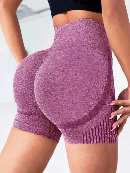 Women Yoga Shorts | High Waist Workout Shorts - Lift Butt, Breathable & Stretchy Nylon - ZOOMNSTORE