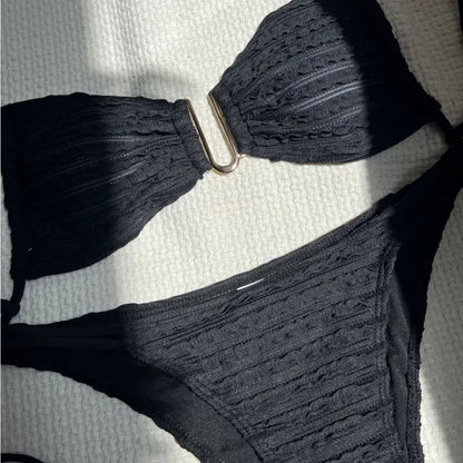 Summer Brazilian Bikini Set - Womens Sexy Swimwear for Beach  Pool - ZOOMNSTORE