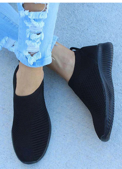 Women's Casual Sneakers - Breathable Slip On Sneakers | Comfortable Vulcanize Shoes - ZOOMNSTORE