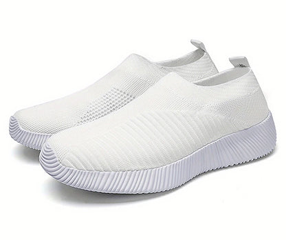Women's Casual Sneakers - Breathable Slip On Sneakers | Comfortable Vulcanize Shoes - ZOOMNSTORE