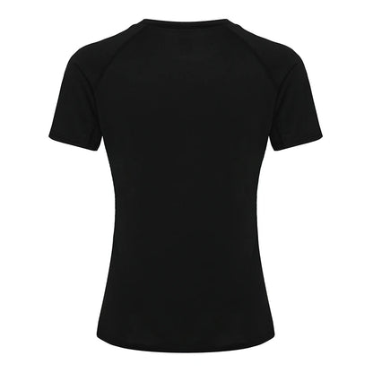 Womens Short Sleeve Compression Athletic T-Shirt - Quick Dry Yoga  Running Top - ZOOMNSTORE