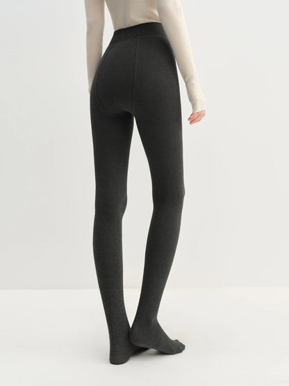 Women's Compression Tights – Slimming Thermal Opaque Mid-Calf Leggings for Winter Comfort - ZOOMNSTORE