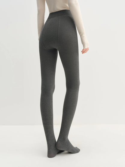 Women's Compression Tights – Slimming Thermal Opaque Mid-Calf Leggings for Winter Comfort - ZOOMNSTORE