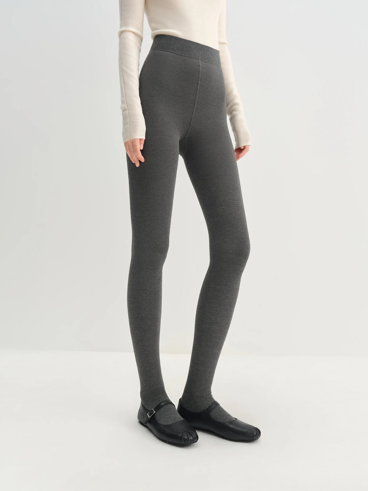 Women's Compression Tights – Slimming Thermal Opaque Mid-Calf Leggings for Winter Comfort - ZOOMNSTORE