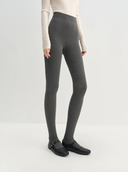 Women's Compression Tights – Slimming Thermal Opaque Mid-Calf Leggings for Winter Comfort - ZOOMNSTORE