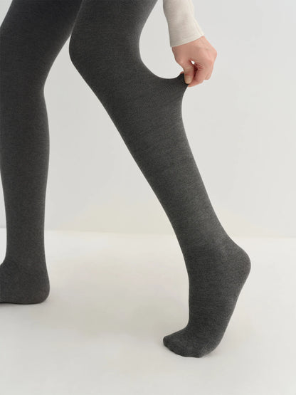 Women's Compression Tights – Slimming Thermal Opaque Mid-Calf Leggings for Winter Comfort - ZOOMNSTORE