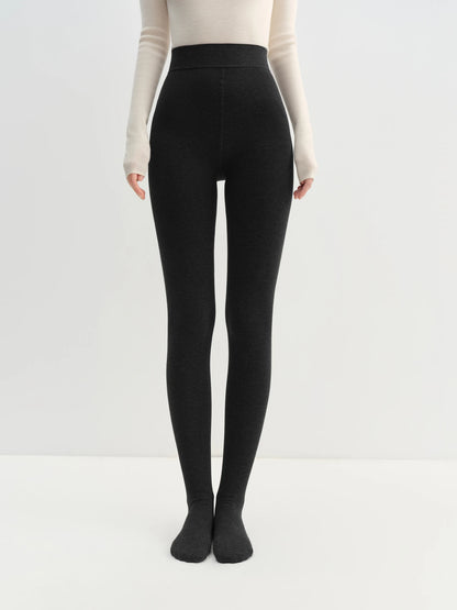 Women's Compression Tights – Slimming Thermal Opaque Mid-Calf Leggings for Winter Comfort - ZOOMNSTORE