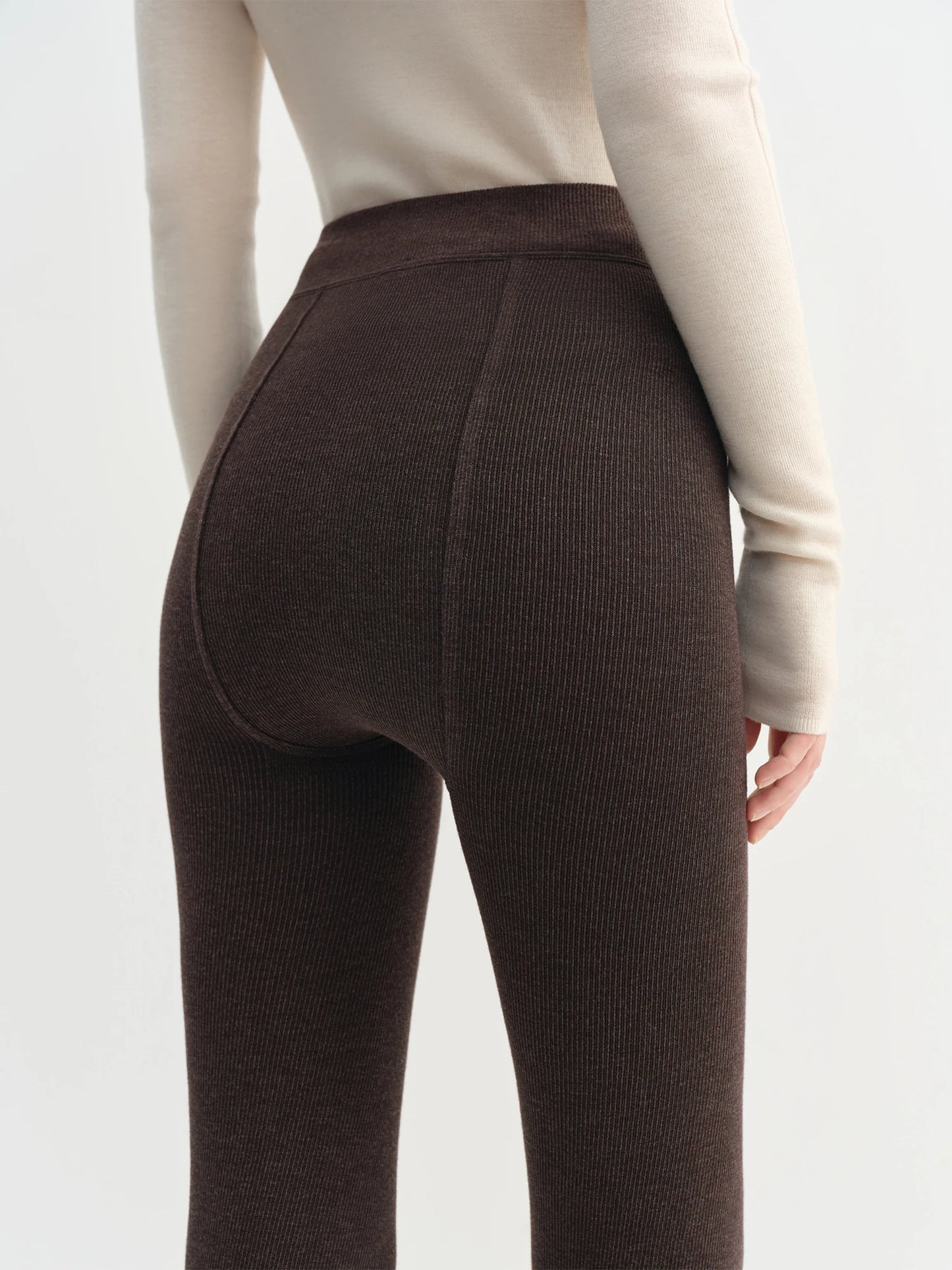 Women's Compression Tights – Slimming Thermal Opaque Mid-Calf Leggings for Winter Comfort - ZOOMNSTORE