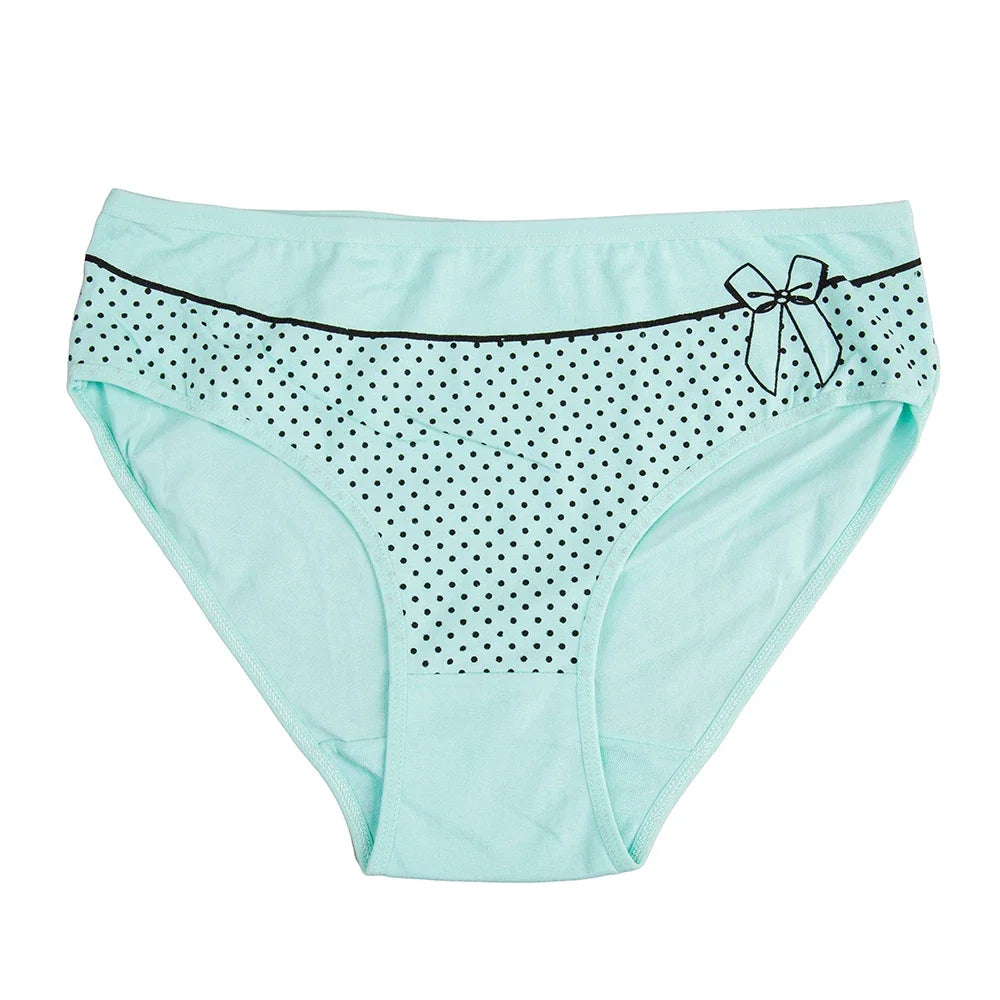 Women's Cotton Briefs - Plus Size Mid Rise Underwear | Sexy Print Panties 6 Pcs Set - ZOOMNSTORE