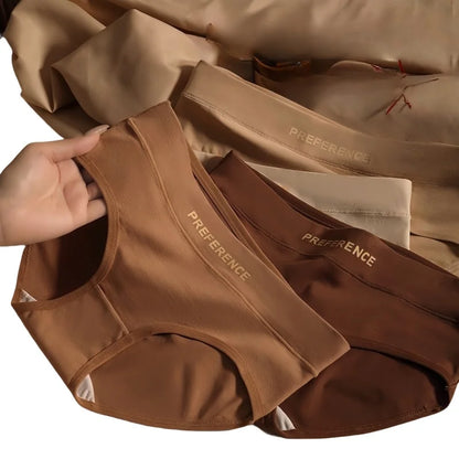 Women's Cotton Briefs Plus Size Panties - Mid Waist Breathable Cotton Underwear Set - ZOOMNSTORE