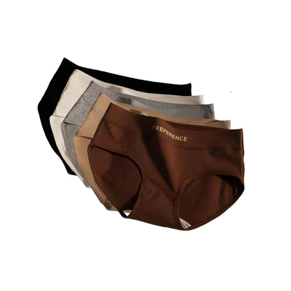 Women's Cotton Briefs Plus Size Panties - Mid Waist Breathable Cotton Underwear Set - ZOOMNSTORE