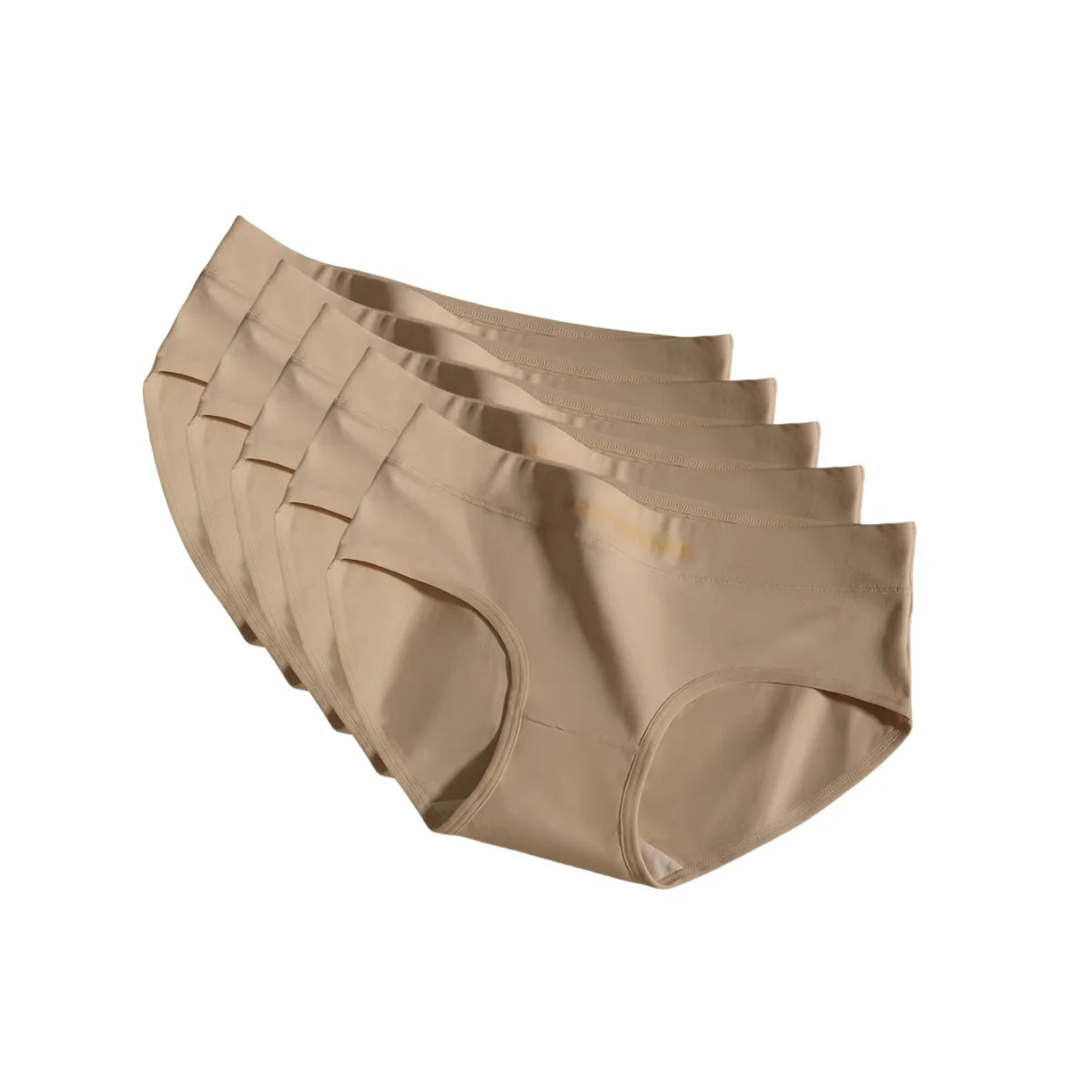 Women's Cotton Briefs Plus Size Panties - Mid Waist Breathable Cotton Underwear Set - ZOOMNSTORE