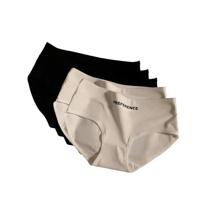 Women's Cotton Briefs Plus Size Panties - Mid Waist Breathable Cotton Underwear Set - ZOOMNSTORE
