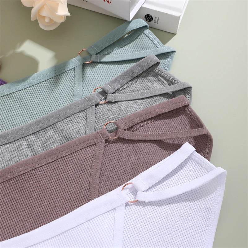 Women's Cotton Panties - 3PCS Breathable Cotton Briefs | Comfortable Striped Underwear - ZOOMNSTORE