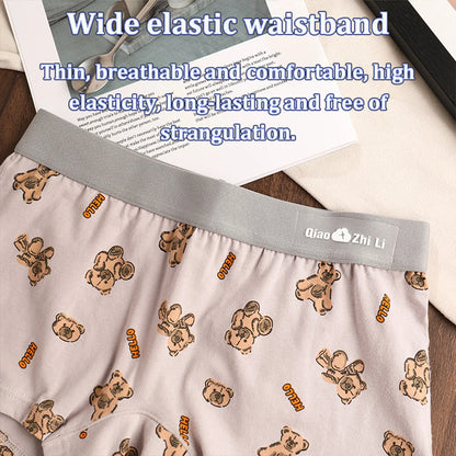 Women's Cotton Panties - Mid-Rise Boyshorts 3PCS Pack | Breathable Antibacterial Underwear - ZOOMNSTORE