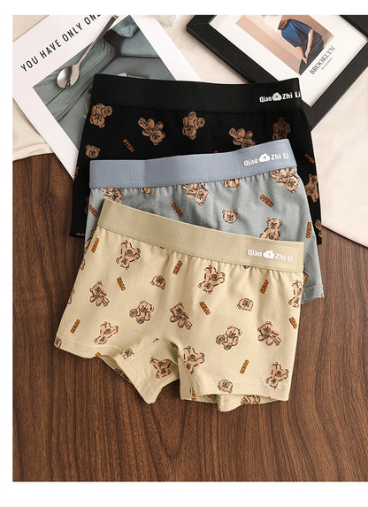 Women's Cotton Panties - Mid-Rise Boyshorts 3PCS Pack | Breathable Antibacterial Underwear - ZOOMNSTORE