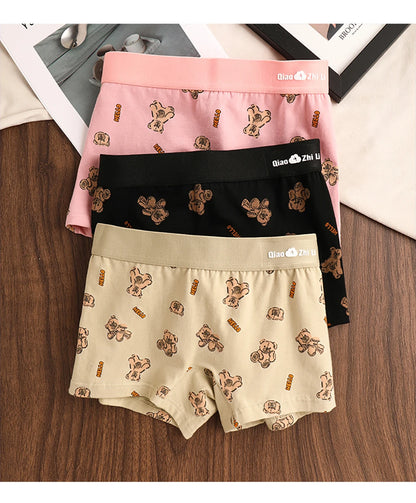 Women's Cotton Panties - Mid-Rise Boyshorts 3PCS Pack | Breathable Antibacterial Underwear - ZOOMNSTORE