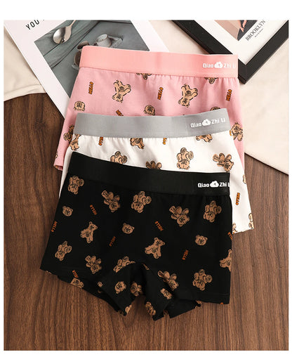 Women's Cotton Panties - Mid-Rise Boyshorts 3PCS Pack | Breathable Antibacterial Underwear - ZOOMNSTORE
