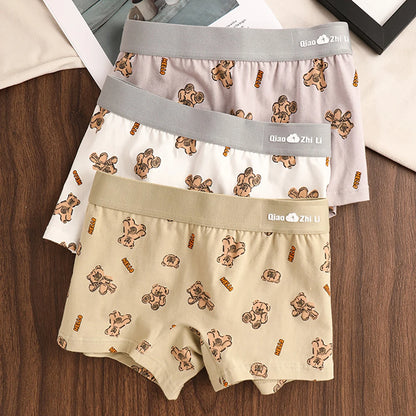 Women's Cotton Panties - Mid-Rise Boyshorts 3PCS Pack | Breathable Antibacterial Underwear - ZOOMNSTORE