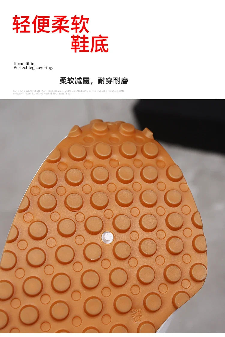 Women's Dad Sneakers Thick-Soled Lace-Up Casual Shoes | Breathable Fabric Upper - ZOOMNSTORE