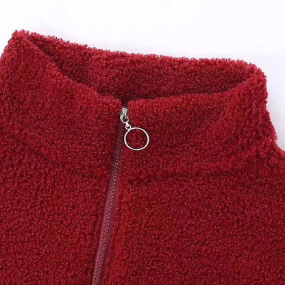 Women's Fleece Jacket - Polar Fleece Coat With Thick Zipper Liner | Warm Winter Outerwear - ZOOMNSTORE