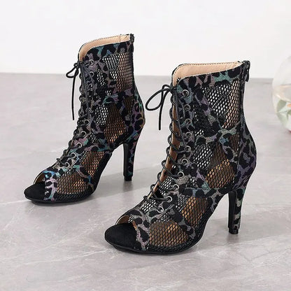 Women's High Heel Sandals - Ballroom Sandals With Thin Heel | Open Toe Heels - ZOOMNSTORE