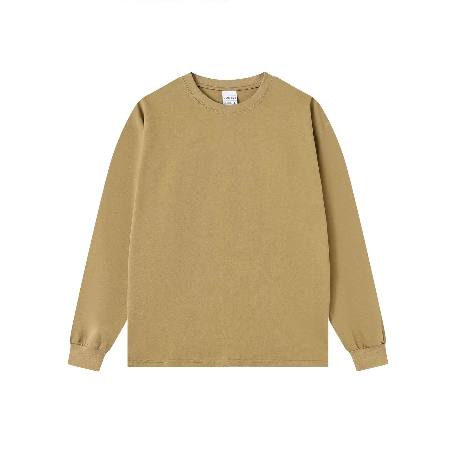 Women's Long Sleeve T-Shirt – Cotton Casual Streetwear Harajuku Style Solid White Tee - ZOOMNSTORE