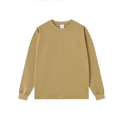 Women's Long Sleeve T-Shirt – Cotton Casual Streetwear Harajuku Style Solid White Tee - ZOOMNSTORE