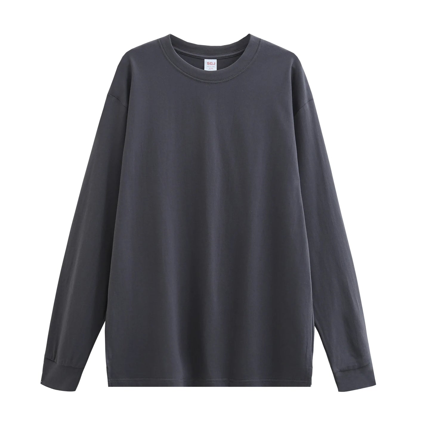 Women's Long Sleeve T-Shirt – Cotton Casual Streetwear Harajuku Style Solid White Tee - ZOOMNSTORE
