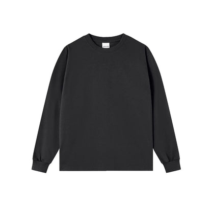 Women's Long Sleeve T-Shirt – Cotton Casual Streetwear Harajuku Style Solid White Tee - ZOOMNSTORE