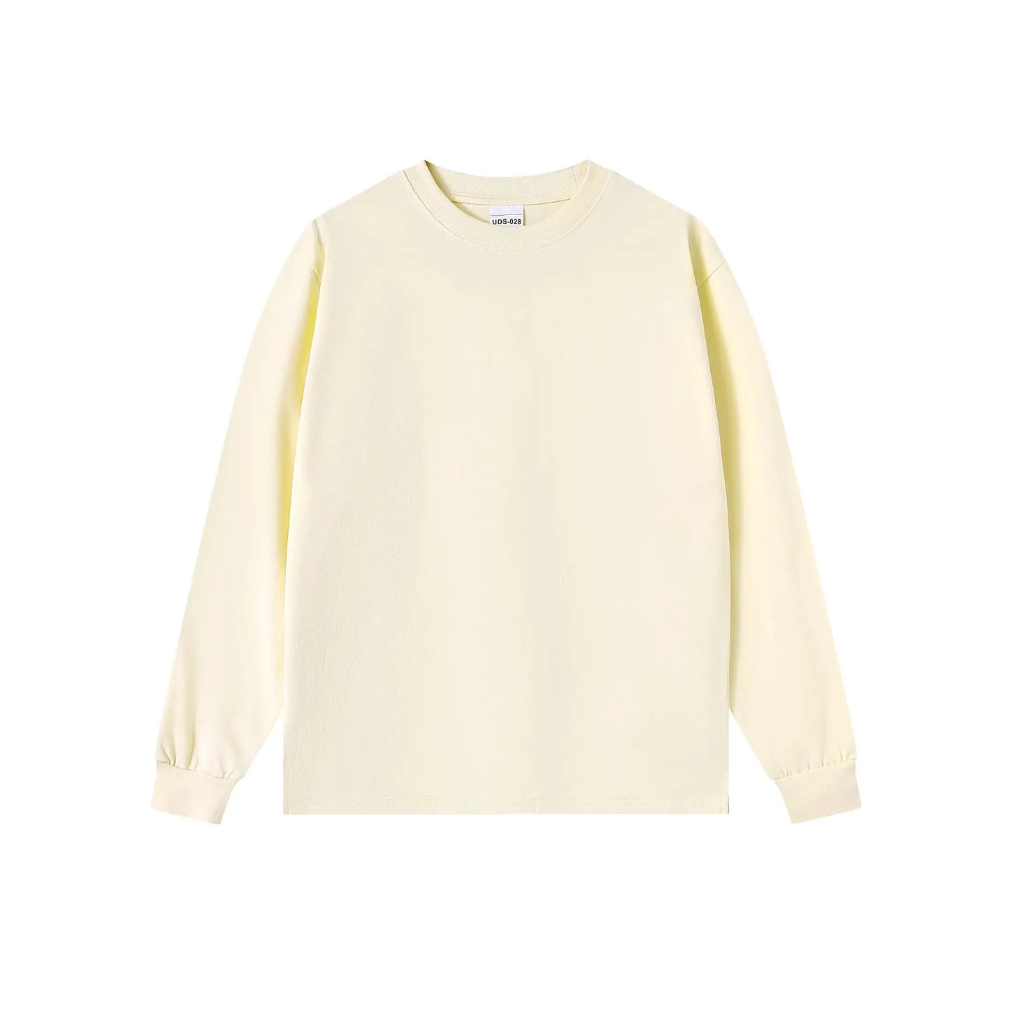 Women's Long Sleeve T-Shirt – Cotton Casual Streetwear Harajuku Style Solid White Tee - ZOOMNSTORE