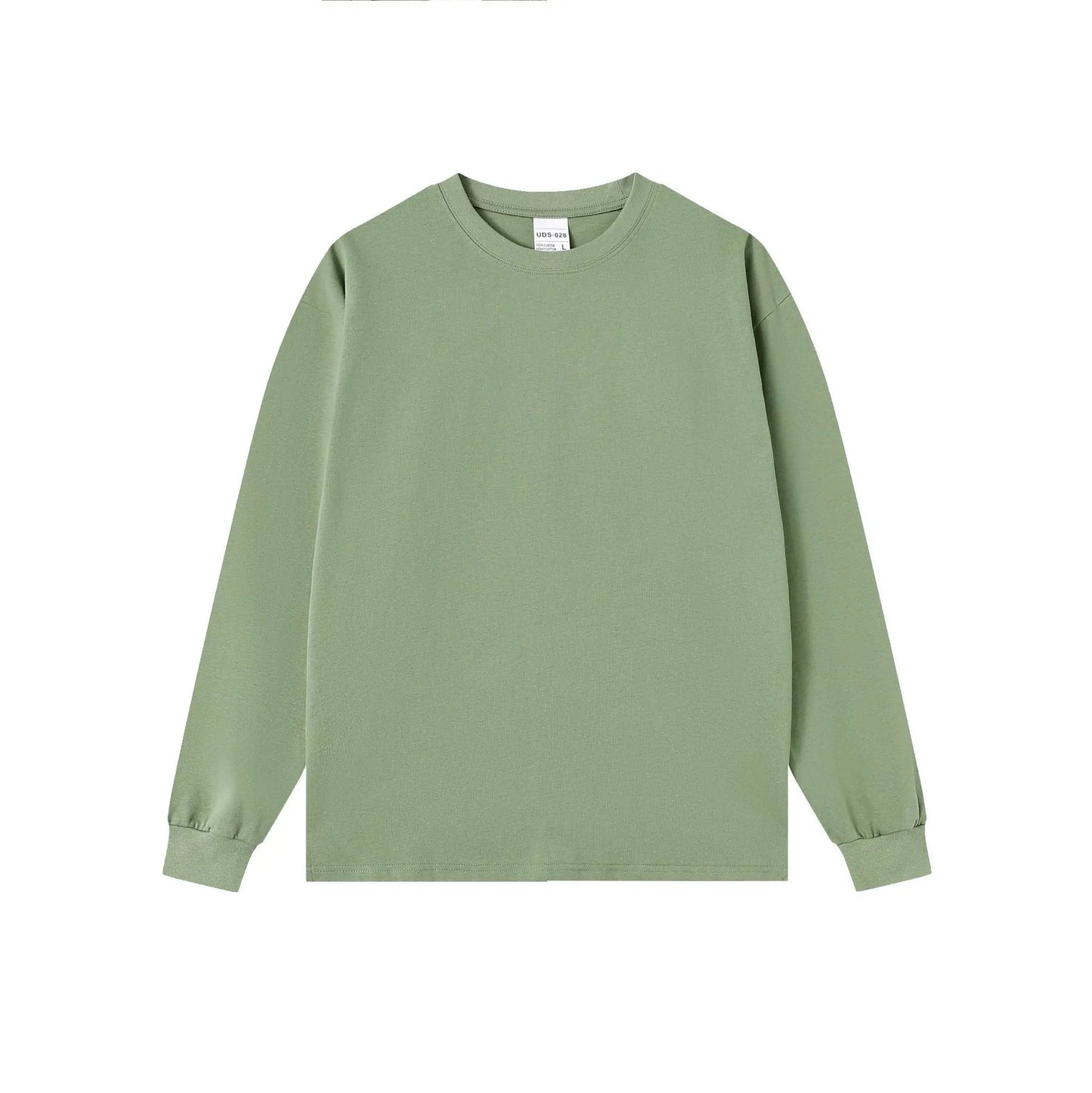 Women's Long Sleeve T-Shirt – Cotton Casual Streetwear Harajuku Style Solid White Tee - ZOOMNSTORE