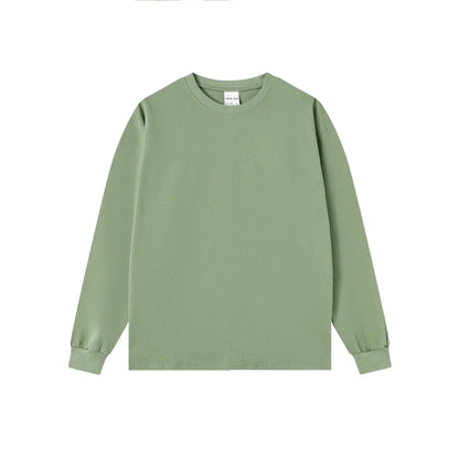 Women's Long Sleeve T-Shirt – Cotton Casual Streetwear Harajuku Style Solid White Tee - ZOOMNSTORE