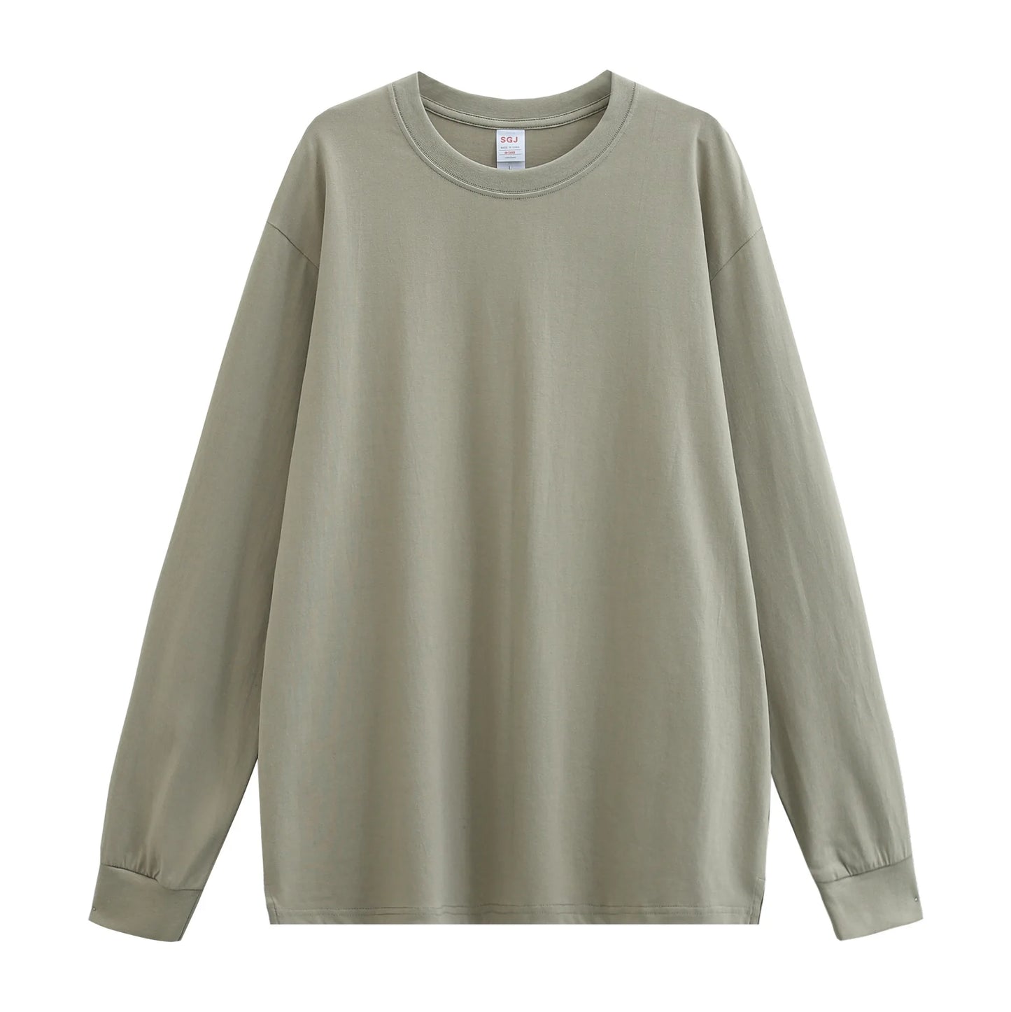 Women's Long Sleeve T-Shirt – Cotton Casual Streetwear Harajuku Style Solid White Tee - ZOOMNSTORE