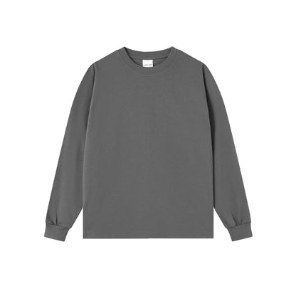 Women's Long Sleeve T-Shirt – Cotton Casual Streetwear Harajuku Style Solid White Tee - ZOOMNSTORE