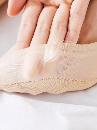 Womens No-Show Ankle Socks - 5 Pairs Cotton Invisible Low Cut Summer Boat Socks - ZOOMNSTORE