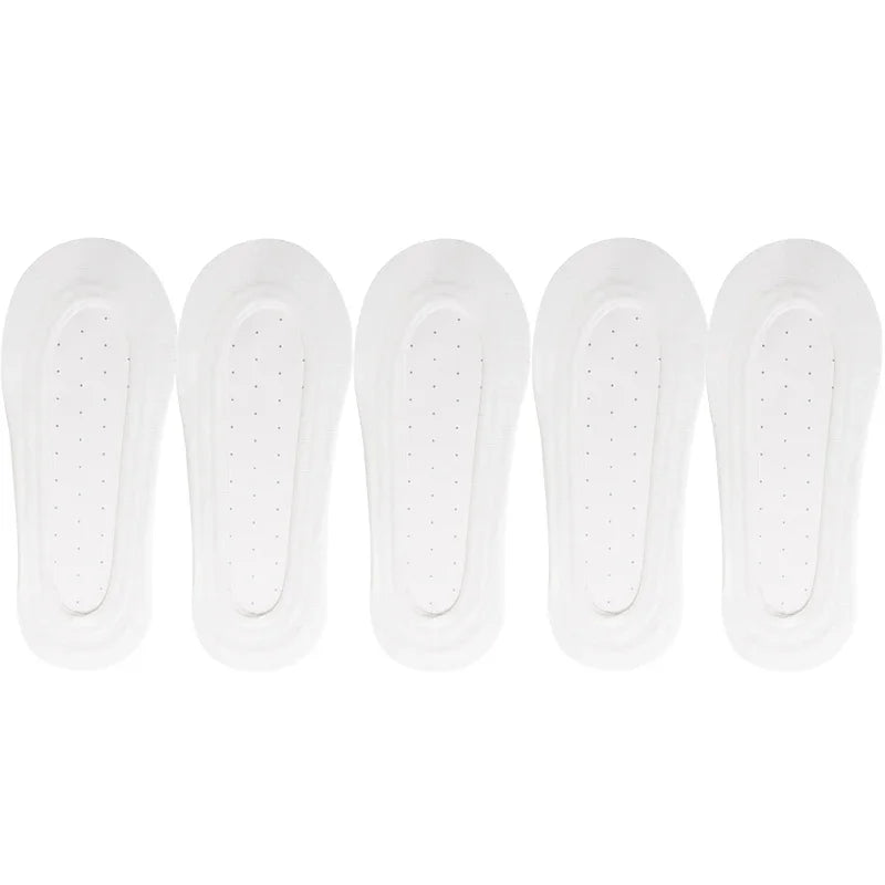 Womens No-Show Ankle Socks - 5 Pairs Cotton Invisible Low Cut Summer Boat Socks - ZOOMNSTORE