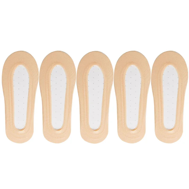 Womens No-Show Ankle Socks - 5 Pairs Cotton Invisible Low Cut Summer Boat Socks - ZOOMNSTORE