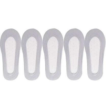 Womens No-Show Ankle Socks - 5 Pairs Cotton Invisible Low Cut Summer Boat Socks - ZOOMNSTORE